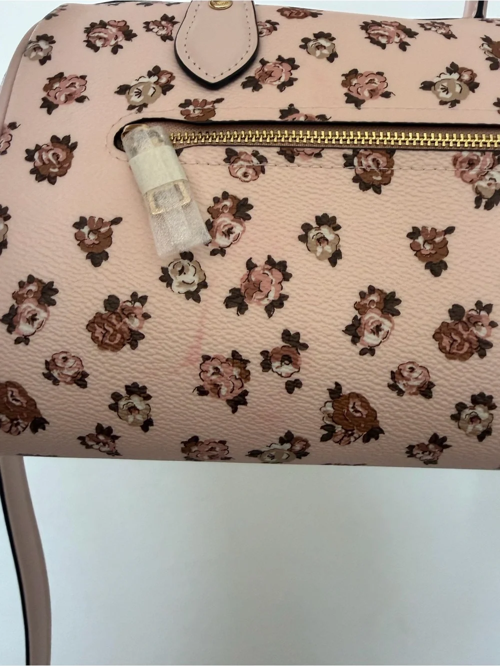 Coach structured satchel